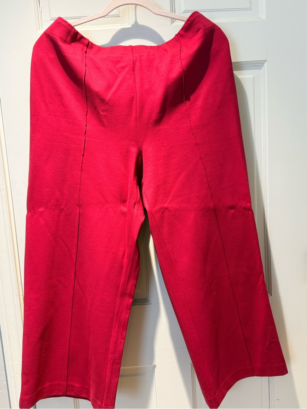 Hot Pink XL Dress Pants Tailored Straight Leg Trousers Women’s